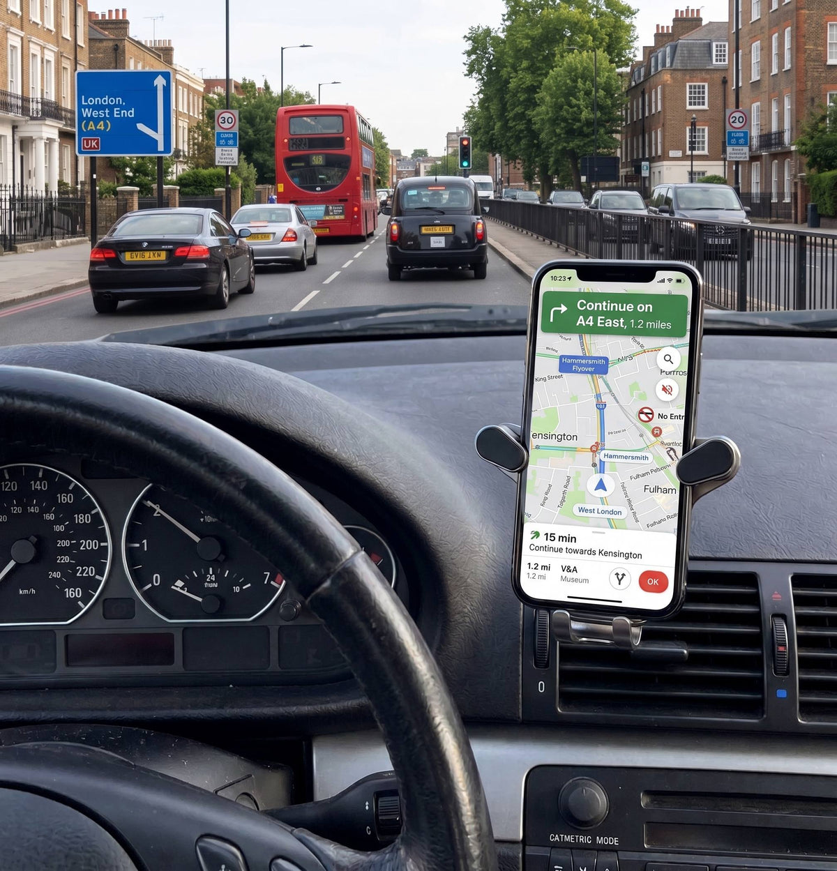DashGrip Pro™ – Anti-Shake Dashboard Mount for 4–7" Smartphones