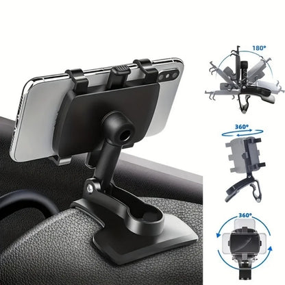 DashGrip Pro™ – Anti-Shake Dashboard Mount for 4–7" Smartphones
